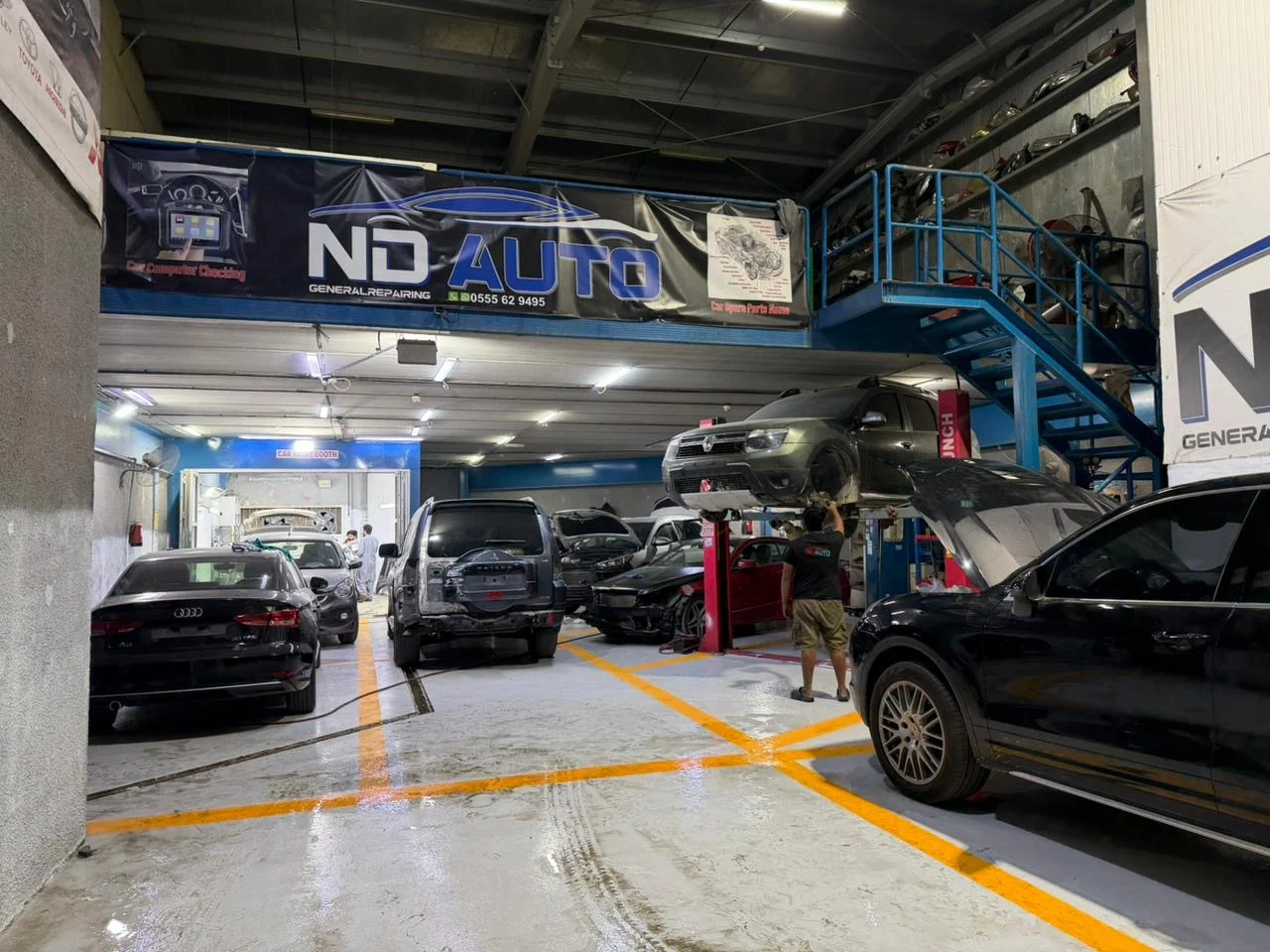 Car electrical repair service at ND Auto General Repair Dubai